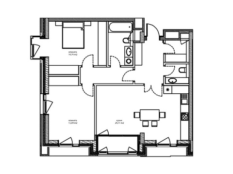 Москва, 2-х комнатная квартира, ул. Автозаводская д.Вл23, 28052683 руб.