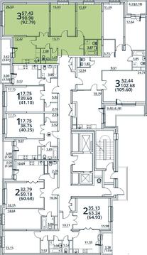 Москва, 3-х комнатная квартира, ул. Радиальная 6-я д.7, 8815050 руб.