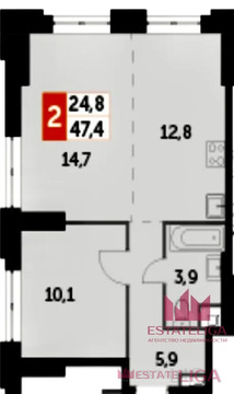 Москва, 2-х комнатная квартира, Шелепихинская наб. д.40к1, 25500000 руб.