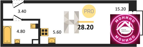 Москва, 1-но комнатная квартира, ул. Автозаводская д.д. влд. 23/74, 15682324 руб.