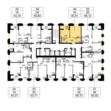 Москва, 1-но комнатная квартира, ул. Берзарина д.д. 28, корп. 3, 9301800 руб.