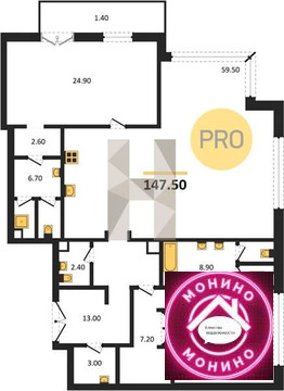 Москва, 2-х комнатная квартира, Богоявленский пер. д.д. вл. 3с1, 368750000 руб.