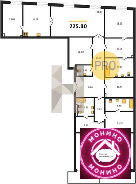 Москва, 3-х комнатная квартира, Крестовоздвиженский пер. д.д. 4, 517730000 руб.