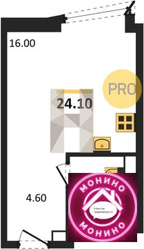 Москва, 1-но комнатная квартира, ул. Обручева д., 16726797 руб.