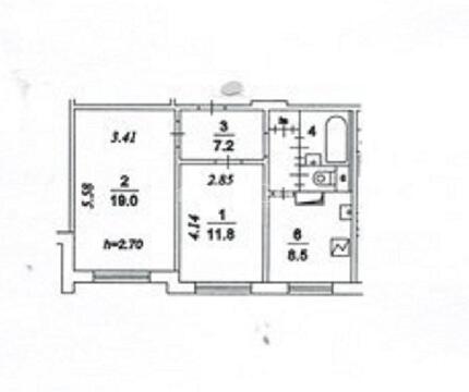 Москва, 2-х комнатная квартира, Луговой проезд д.8к1, 8290000 руб.