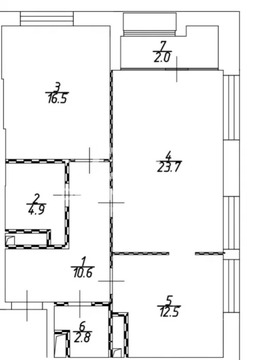 Москва, 2-х комнатная квартира, ул. Поляны д.5, 11350000 руб.