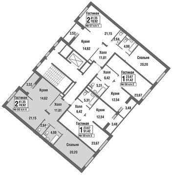 Москва, 2-х комнатная квартира, улица Татьянин Парк д., 9458562 руб.