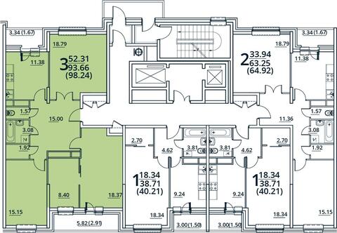 Москва, 3-х комнатная квартира, ул. Радиальная 6-я д.7, к 31, 7000000 руб.