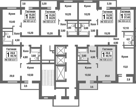 Балашиха, 1-но комнатная квартира, микрорайон Павлино д., 2721486 руб.