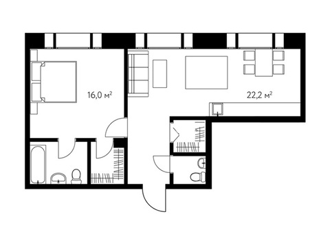 Москва, 1-но комнатная квартира, Даев пер. д.19, 27751000 руб.