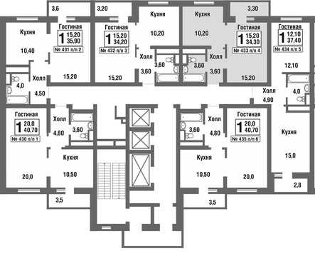 Балашиха, 1-но комнатная квартира, микрорайон Павлино д., 2429108 руб.