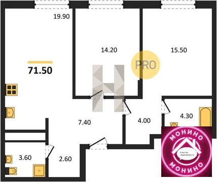 Москва, 2-х комнатная квартира, Ленинградское шос. д.д. 57, 33662200 руб.