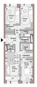 Москва, 3-х комнатная квартира, ул. Новослободская д.24, 51980000 руб.