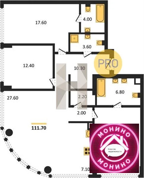 Москва, 3-х комнатная квартира, Кутузовский прд. д.д. 16, 115022123 руб.