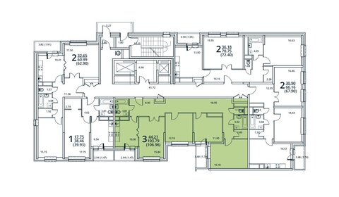 Москва, 3-х комнатная квартира, ул. Радиальная 6-я д.7, к 27, 9629608 руб.