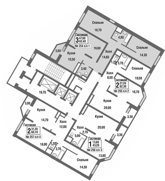 Балашиха, 3-х комнатная квартира, микрорайон Павлино д., 5569374 руб.