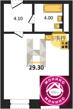 Братовщина, 1-но комнатная квартира, Братовщина село д.д. 2, 5918600 руб.