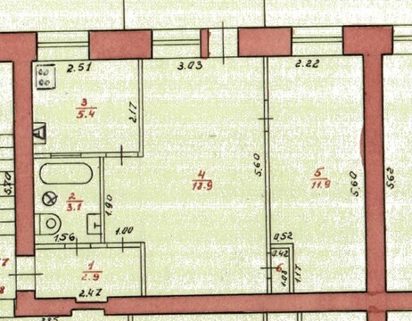 Дубна, 2-х комнатная квартира, Театральный 1-й проезд д.5, 2520000 руб.