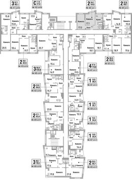 Москва, 2-х комнатная квартира, ул. Саморы Машела д.5, 7452800 руб.