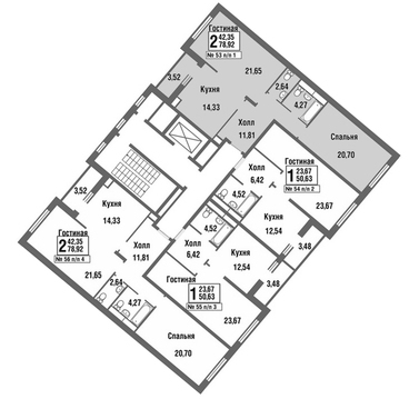 Москва, 2-х комнатная квартира, улица Татьянин Парк д., 9932082 руб.