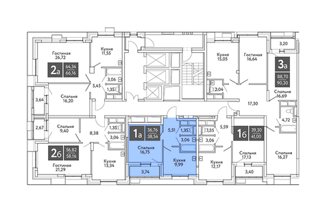 Москва, 1-но комнатная квартира, ул. Озерная д.вл. 35, стр. 1, 8555880 руб.