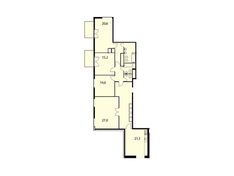 Москва, 4-х комнатная квартира, ул. Серпуховский Вал д.20, 73150000 руб.