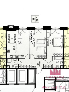Москва, 3-х комнатная квартира, ул. Архитектора Власова д.71к2, 39000000 руб.