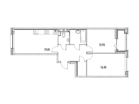 Москва, 2-х комнатная квартира, ул. Автозаводская д.Вл23, 14035062 руб.