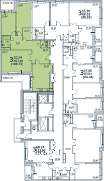 Москва, 3-х комнатная квартира, ул. Радиальная 6-я д.7, к 28/29, 8843800 руб.