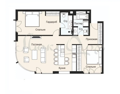 Москва, 3-х комнатная квартира, ул. Братьев Фонченко д.3 корп. 7, 109000000 руб.