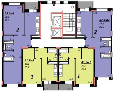 Щелково, 2-х комнатная квартира, Потаповский д.1, 3450000 руб.