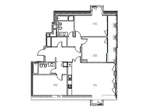 Москва, 3-х комнатная квартира, ул. Автозаводская д.Вл23, 30685798 руб.