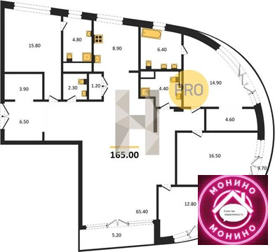 Москва, 4-х комнатная квартира, ул. Нижние Мневники д., 140085000 руб.