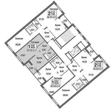 Москва, 1-но комнатная квартира, улица Татьянин Парк д., 6371785 руб.