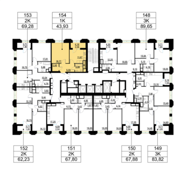 Москва, 1-но комнатная квартира, ул. Берзарина д.д. 28, корп. 4, 9657000 руб.