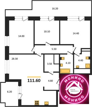 Москва, 3-х комнатная квартира, Огородный прд. д.д. влд. 20, 59650000 руб.
