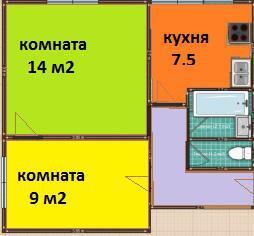 Москва, 2-х комнатная квартира, ул. Удальцова д.3 к3, 7000000 руб.