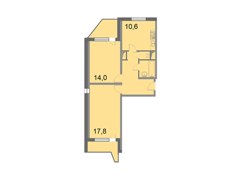 Москва, 2-х комнатная квартира, Грайвороновский 2-й проезд д.вл38с4, 9090125 руб.