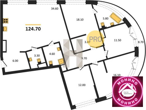 Москва, 4-х комнатная квартира, ул. Нижние Мневники д.д. 7, 87576810 руб.