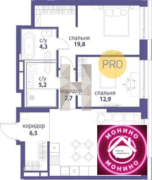 Москва, 2-х комнатная квартира, ул. Золоторожский Вал д.д. вл. 11, 30592200 руб.
