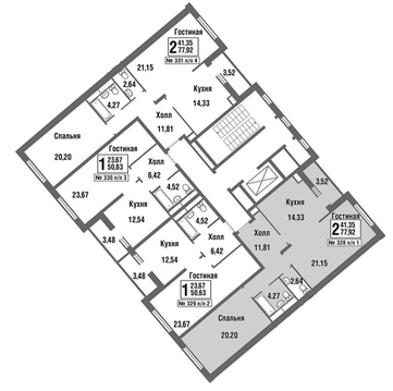 Москва, 2-х комнатная квартира, улица Татьянин Парк д., 9494552 руб.