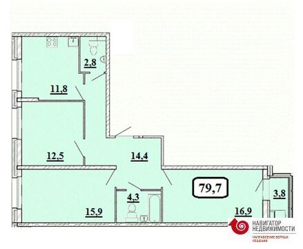 Красногорск, 3-х комнатная квартира, б-р Космонавтов д.д. 8, 6508970 руб.