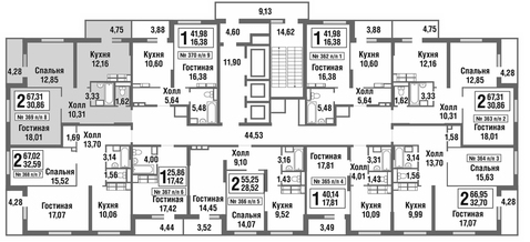 Москва, 2-х комнатная квартира, улица Татьянин Парк д., 8065790 руб.