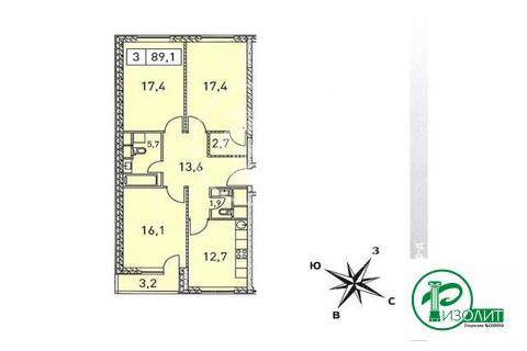 Москва, 3-х комнатная квартира, Дмитровское ш. д.107с4, 14887862 руб.