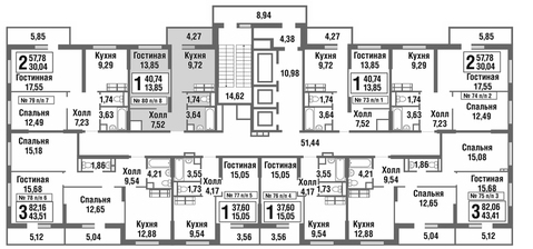 Москва, 1-но комнатная квартира, улица Татьянин Парк д., 5109223 руб.