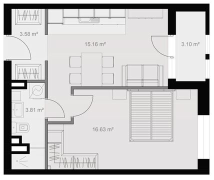 Москва, 1-но комнатная квартира, Кронштадтский б-р. д.6к4, 8293700 руб.