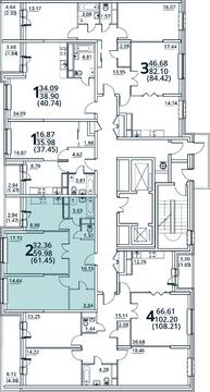 Москва, 2-х комнатная квартира, ул. Радиальная 6-я д.7, к 31, 5100350 руб.