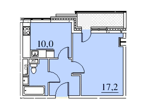 Москва, 1-но комнатная квартира, ул. Автозаводская д.23стр120, 6353998 руб.