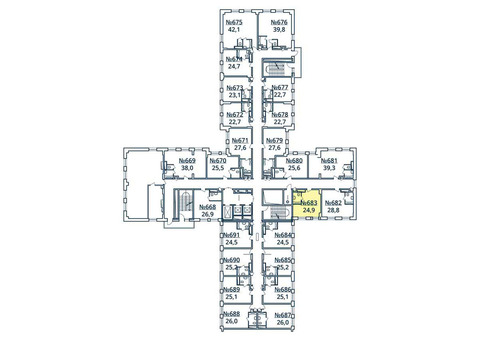 Москва, студия, ул. Радиальная 6-я д.7, к 35, 2461699 руб.