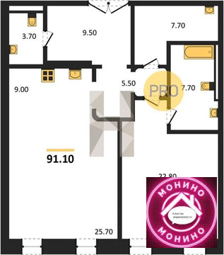 Москва, 1-но комнатная квартира, ул. Никольская д.д. 10/2, 227750000 руб.